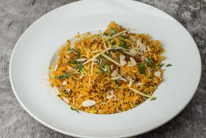 Delicious Chicken Biryani at Spicy Hut in Edmonton, AB