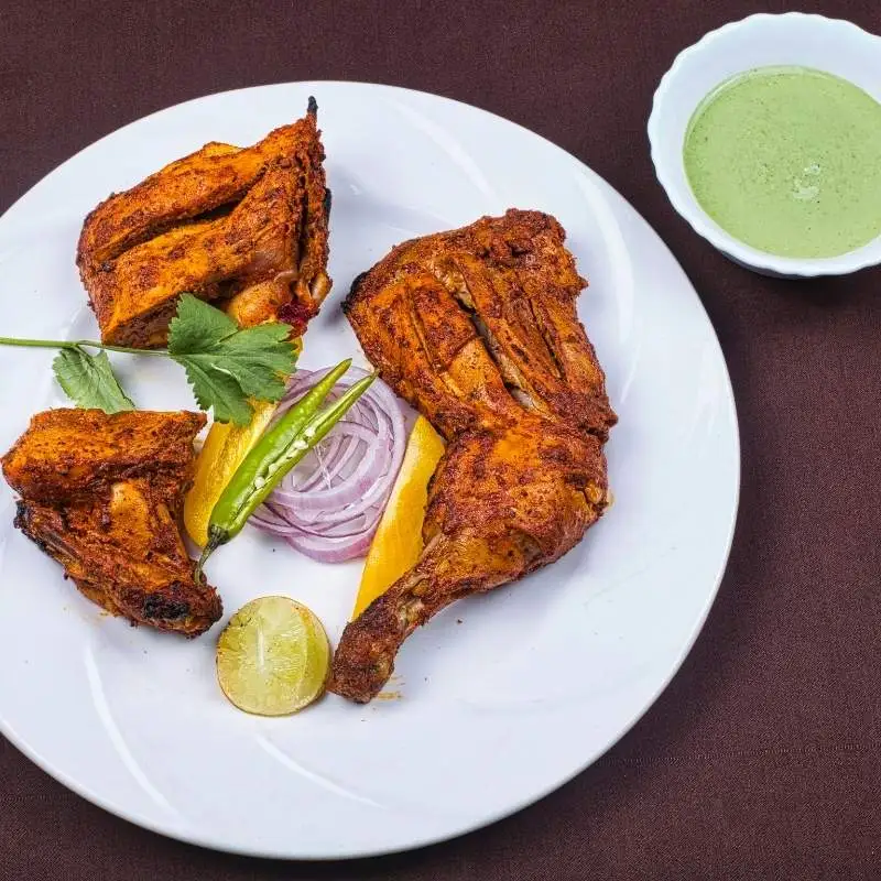 Delicious Tandoori Chicken at Spicy Hut in Edmonton, AB